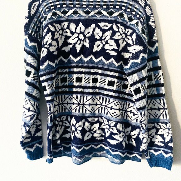 Vintage Grandma Sweater JJ Browne Knit Christmas - Picture 3 of 5